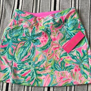 Lilly Pulitzer Colorful Tropical Print Skirt